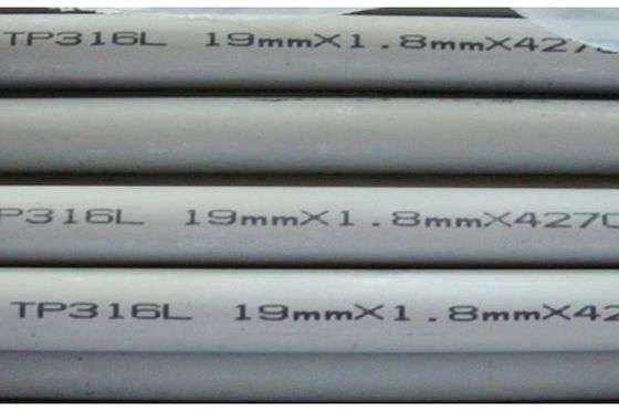 304 316L Cold Hot Drawn Seamless Stainless Steel Tubing For Feedwater Heater Desalination