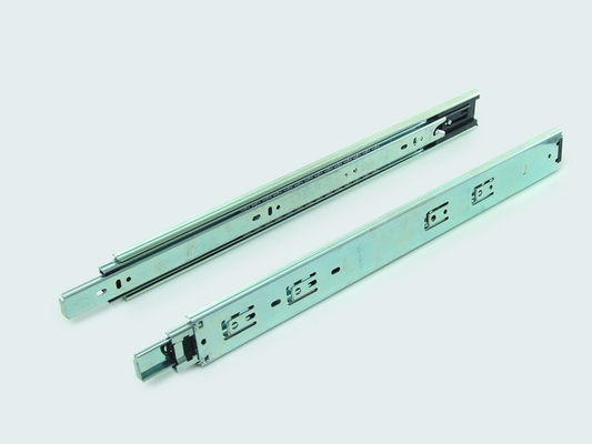 Steel 3 fold Ball Bearing Drawer Slides Self close furniture drawer slides