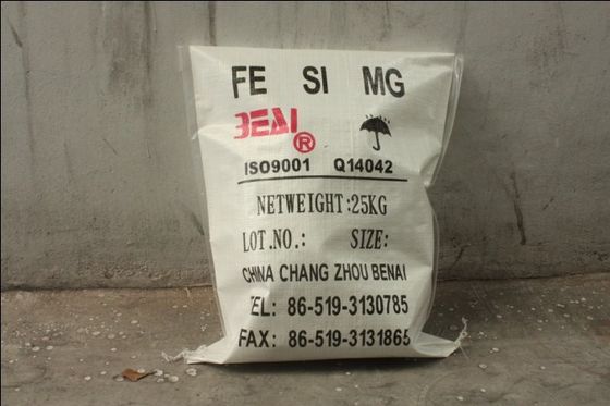 Mg 7-9% Of Magnesium Ferro Silicon Alloy With Metal Luster For Iron Casting