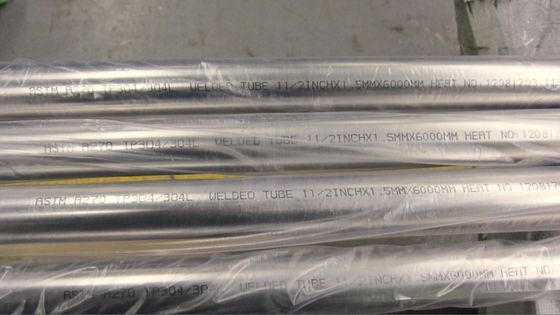 ASME SA270 / ASTM A270 Stainless Steel Welded Tube, Polished , Plain End , TP304/304l S2 AAA cert. , For food using