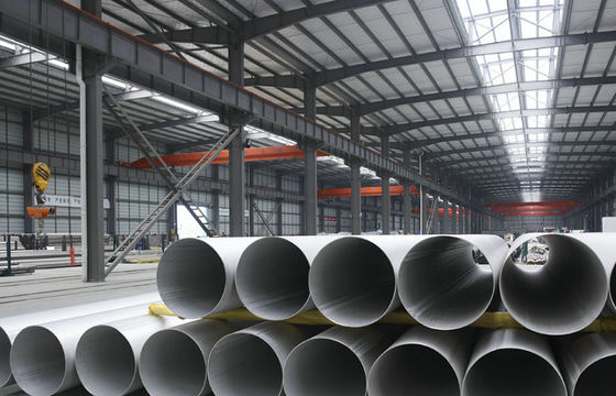 AISI 304 ERW Stainless Steel Pipe 20 Inch , Annealed Stainless Steel Tubing