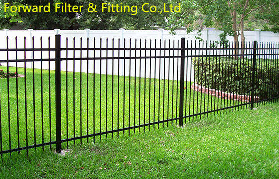 PVC Coated Chain Link Fence / Black 2×4 Galvanized Welded Wire Fence