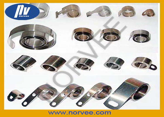 flat SUS301 / Stainless Steel Coil Springs for Auto Shelf Pusher