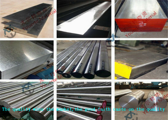 N-F 55NCDV7 5CrNiMoV que muele los aceros de herramienta de alta velocidad laminados en caliente alrededor de la barra con longitud de encargo