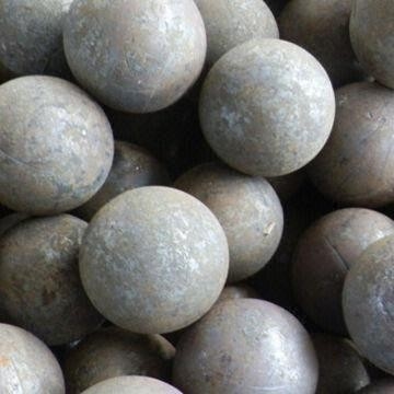 Mineral de plata que muele medias bolas de acero
